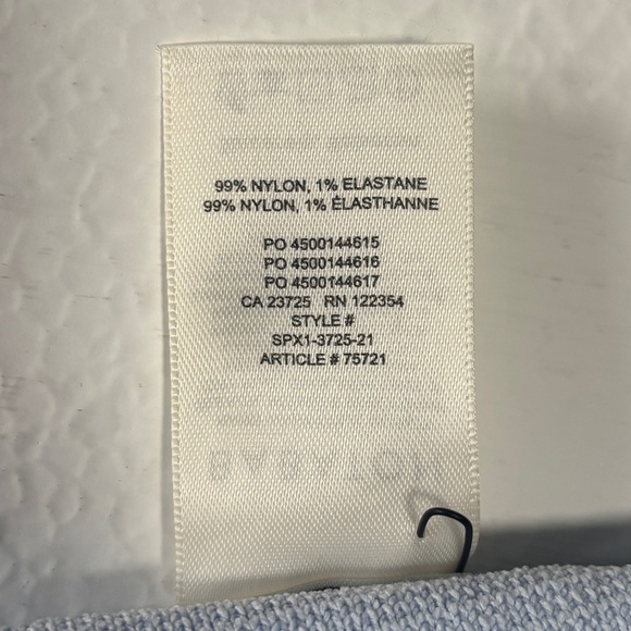 Aritzia Babaton Tank Women X Blue Top Stretch One Shoulder Minimal Basic Ribbed - Picture 4 of 5